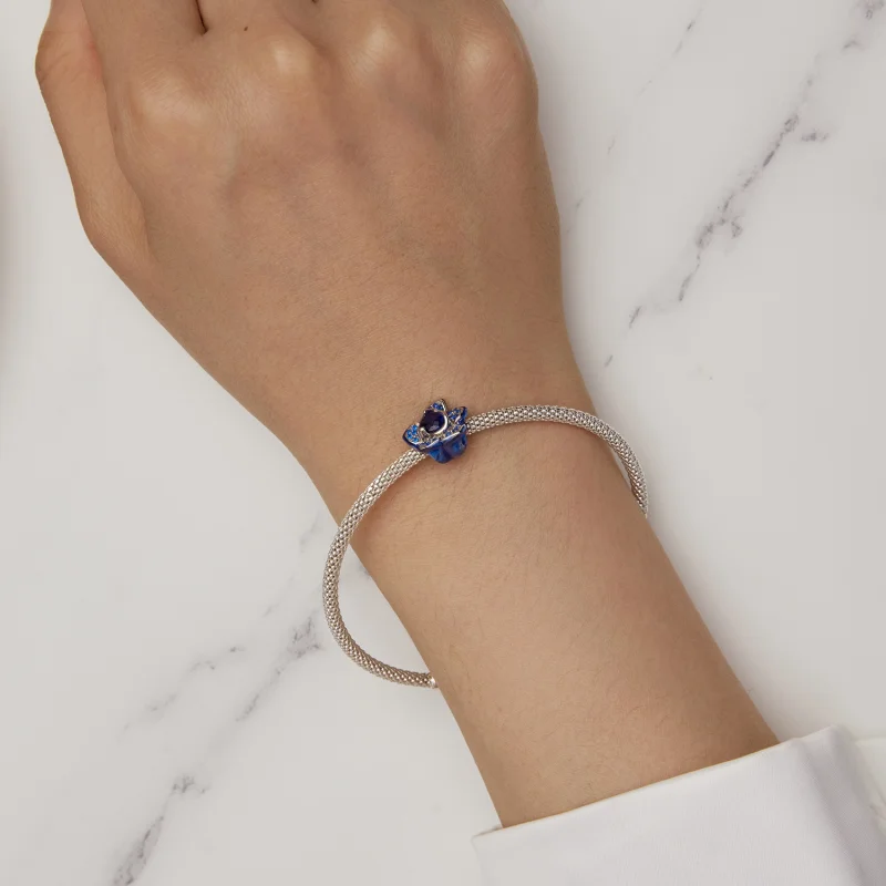 (afbeelding voor) Pandora Stijl Blauwe Enchantress Bedel - BSC879 - Bekijken 6