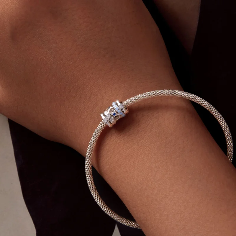 (afbeelding voor) Pandora Stijl Blauwe Ster Bedel - BSC919 - Bekijken 7