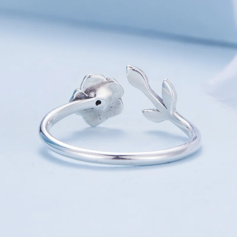 (afbeelding voor) Pandora Stijl Bloem Open Ring - BSR394 - Bekijken 4