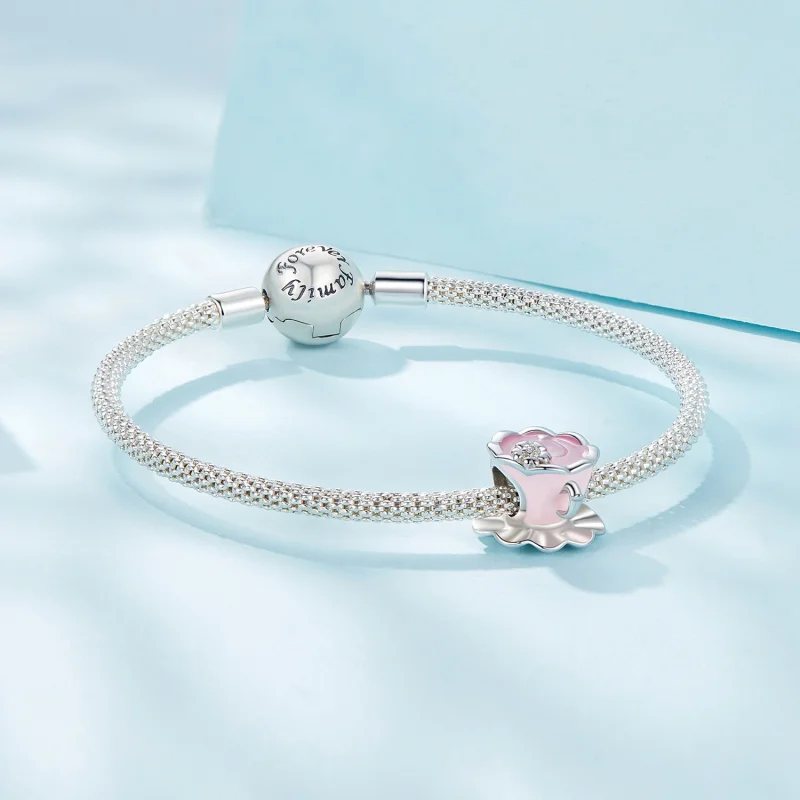 (afbeelding voor) Pandora-stijl Bloem Theekop Bedel - SCC2563 - Bekijken 5