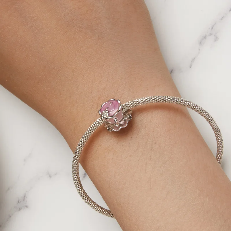 (afbeelding voor) Pandora-stijl Bloem Theekop Bedel - SCC2563 - Bekijken 7