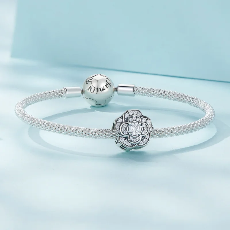 (afbeelding voor) Pandora Stijl Camellia Bedel - SCC2493 - Bekijken 5