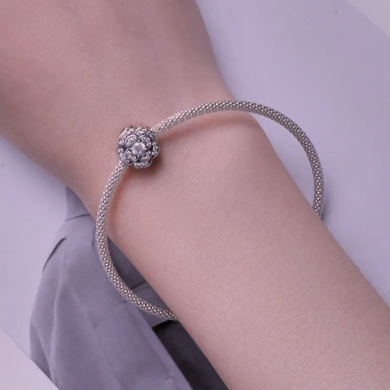 (afbeelding voor) Pandora Stijl Camellia Bedel - SCC2493 - Bekijken 6