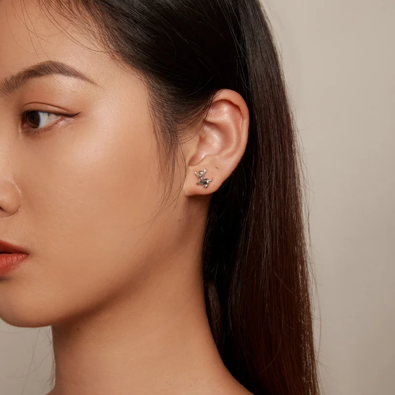 (afbeelding voor) Pandora-stijl Chihuahua-stekkers Oorbellen - SCE1620 - Bekijken 6