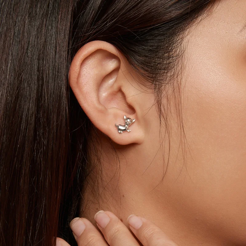 (afbeelding voor) Pandora-stijl Chihuahua-stekkers Oorbellen - SCE1620 - Bekijken 7