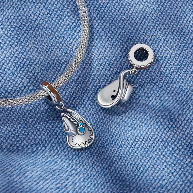 (afbeelding voor) Pandora Stijl Cowboy Hoed Bedel - SCC2565 - Bekijken 4