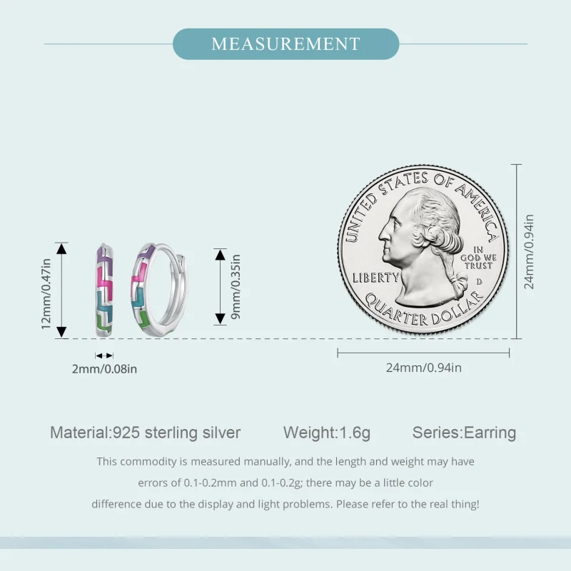 (afbeelding voor) Pandora Stijl Cyber Luminous Oorringen - SCE1645 - Bekijken 6