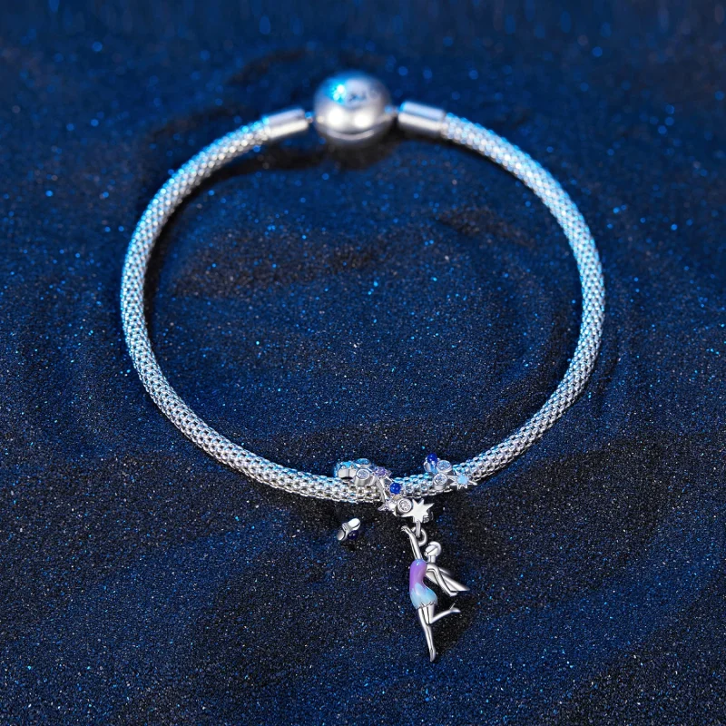 (afbeelding voor) Pandora Stijl Dag en Nacht Elf Bedel - SCC2552 - Bekijken 3