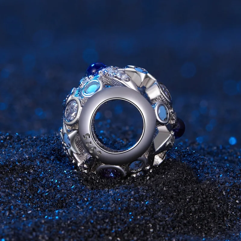 (afbeelding voor) Pandora Stijl Dag en Nacht Sterrenbedel - SCC2554 - Bekijken 3