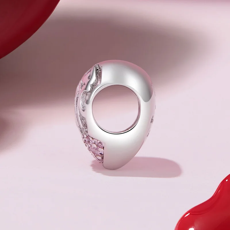 (afbeelding voor) Pandora Stijl Dankbaarheids Hart Bedel - BSC923 - Bekijken 3