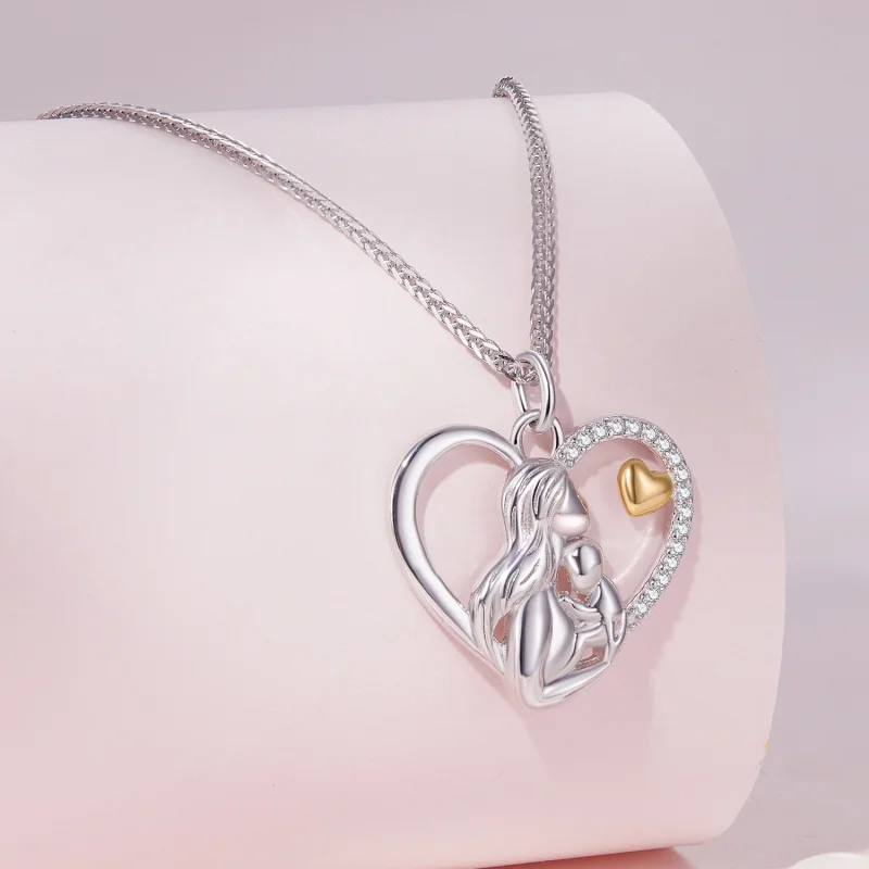 (afbeelding voor) Pandora-stijl Diepe Liefde Tussen Moeder en Zoon Ketting - SCN498 - Bekijken 2