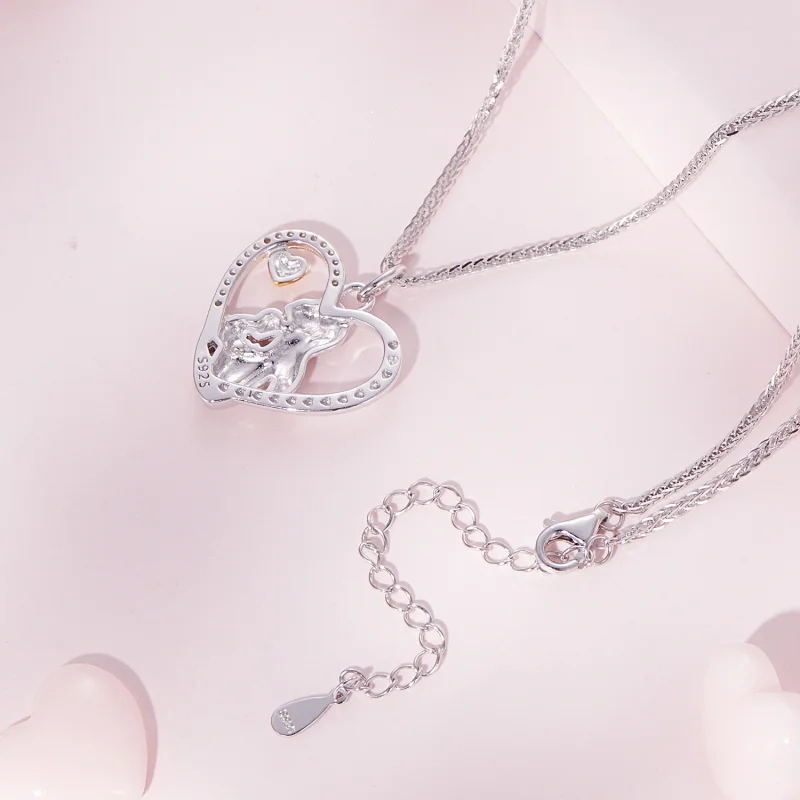 (afbeelding voor) Pandora-stijl Diepe Liefde Tussen Moeder en Zoon Ketting - SCN498 - Bekijken 4