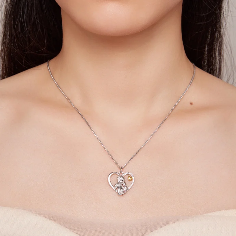 (afbeelding voor) Pandora-stijl Diepe Liefde Tussen Moeder en Zoon Ketting - SCN498 - Bekijken 6
