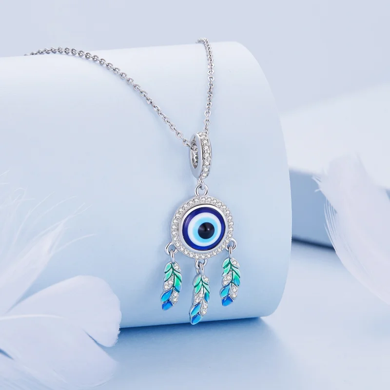 (afbeelding voor) Pandora-stijl Duivels Oog Dangle - BSC785 - Bekijken 2