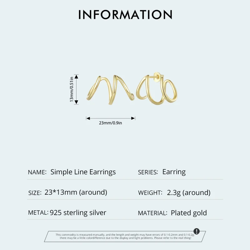 (afbeelding voor) Pandora-stijl eenvoudige lijnen oorstekers - SCE986-B - Bekijken 5