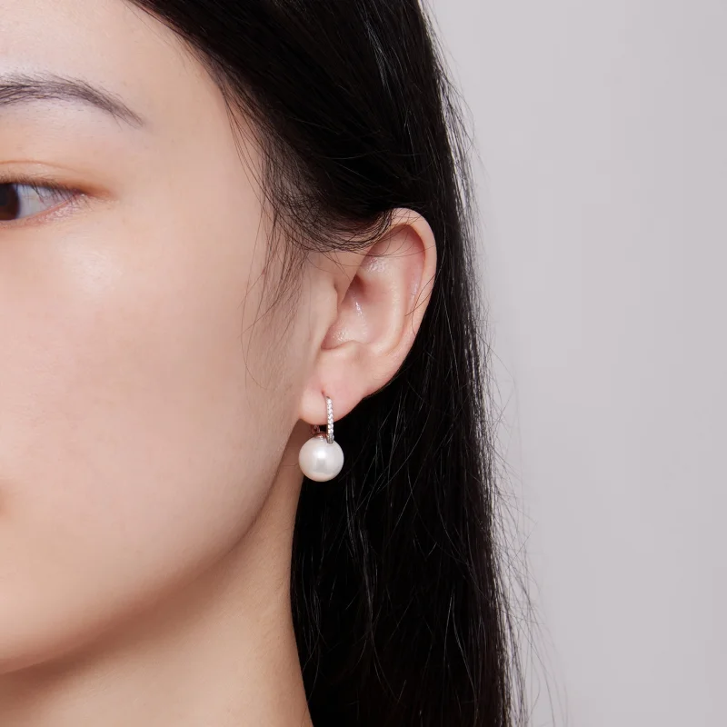 (afbeelding voor) Pandora-stijl eenvoudige schelpkralen oorbellen - SCE1583 - Bekijken 6