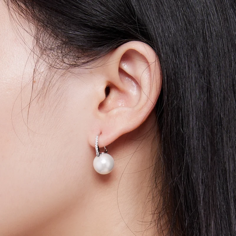 (afbeelding voor) Pandora-stijl eenvoudige schelpkralen oorbellen - SCE1583 - Bekijken 7