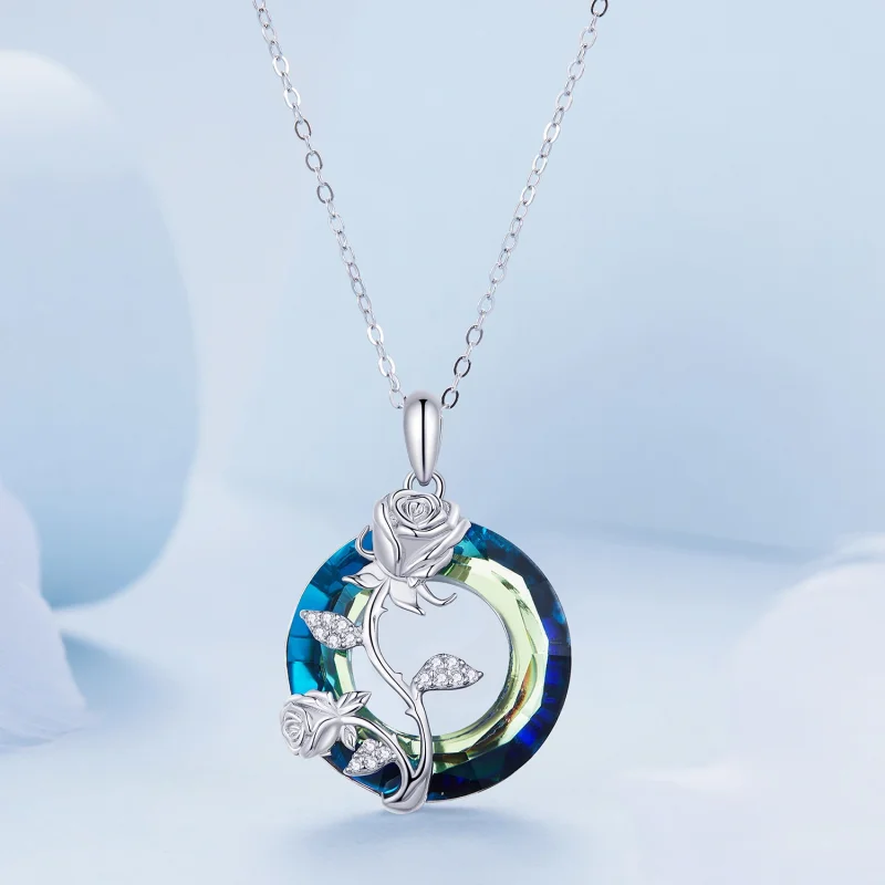 (afbeelding voor) Pandora Stijl Engel Ring Roze Ketting - BSN313 - Bekijken 3