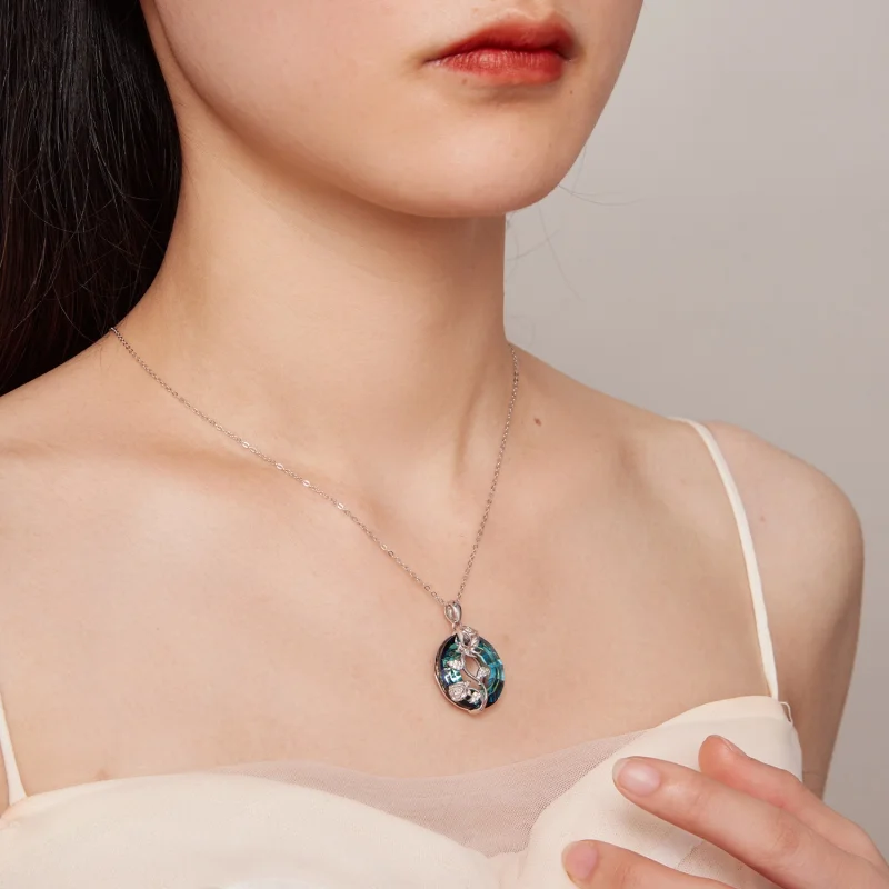 (afbeelding voor) Pandora Stijl Engel Ring Roze Ketting - BSN313 - Bekijken 8