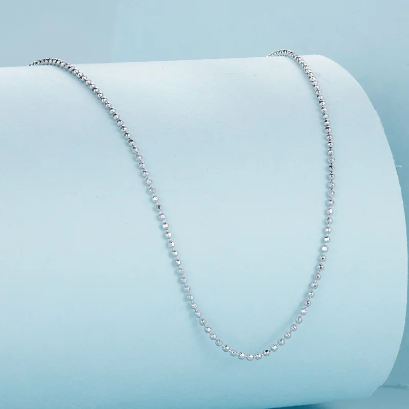 (afbeelding voor) Pandora Stijl Flash Kralen Ketting - Basis Halsketting - SCA027 - Bekijken 2