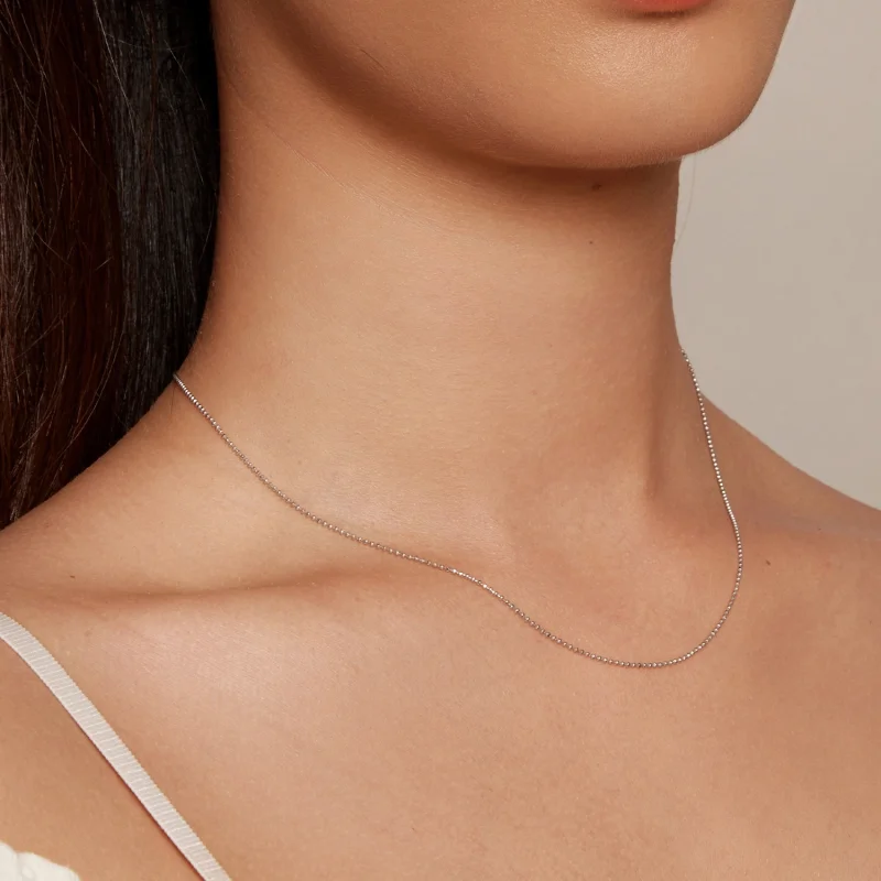 (afbeelding voor) Pandora Stijl Flash Kralen Ketting - Basis Halsketting - SCA027 - Bekijken 7