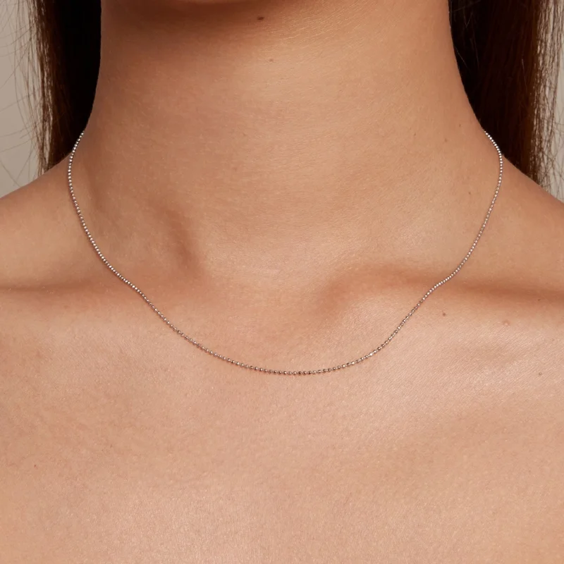 (afbeelding voor) Pandora Stijl Flash Kralen Ketting - Basis Halsketting - SCA027 - Bekijken 8