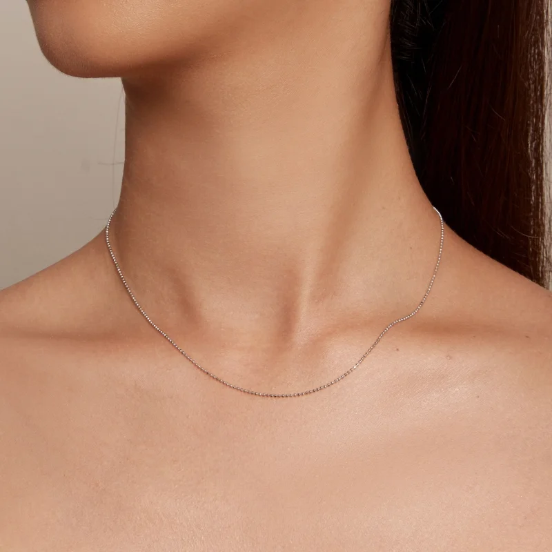 (afbeelding voor) Pandora Stijl Flash Kralen Ketting - Basis Halsketting - SCA027 - Bekijken 9