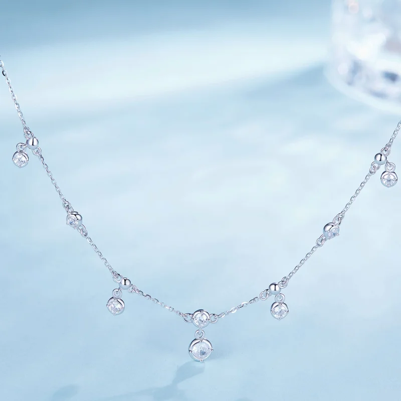 (afbeelding voor) Pandora-stijl fonkelende kwast choker - BSN360 - Bekijken 2