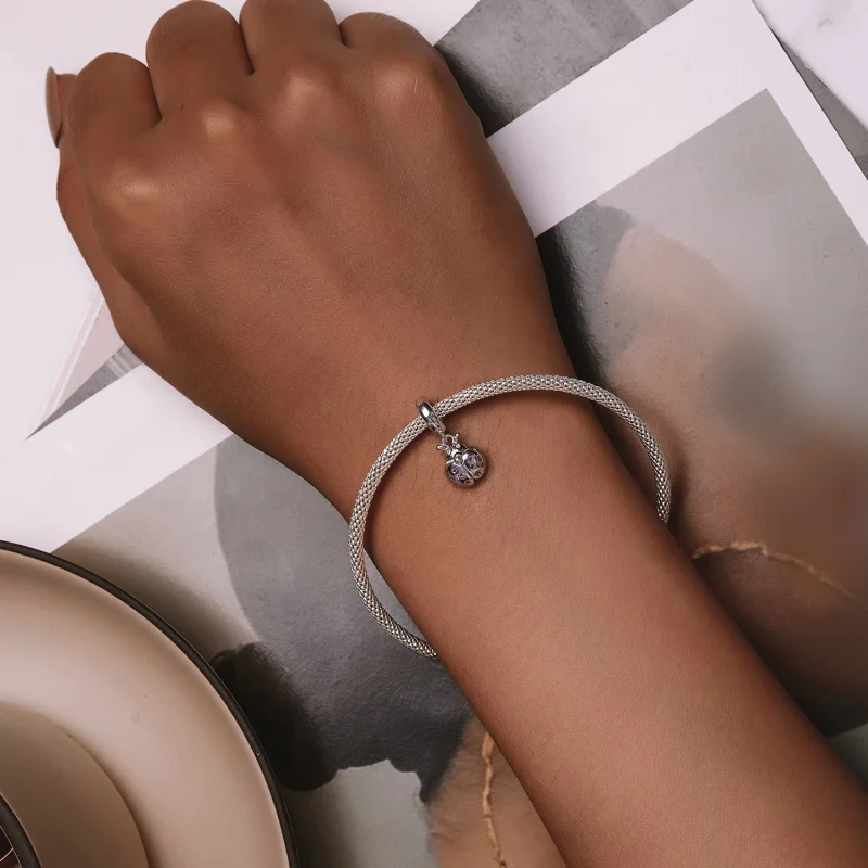 (afbeelding voor) Pandora-stijl Gelukslieveheersbeestje Hangertje - SCC2613 - Bekijken 5