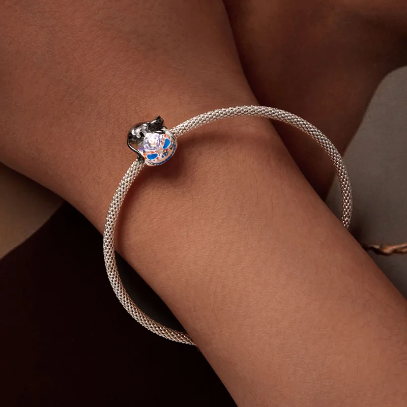 (afbeelding voor) Pandora Stijl Halloween Jack-O-Lantern Bedel - SCC2626 - Bekijken 7