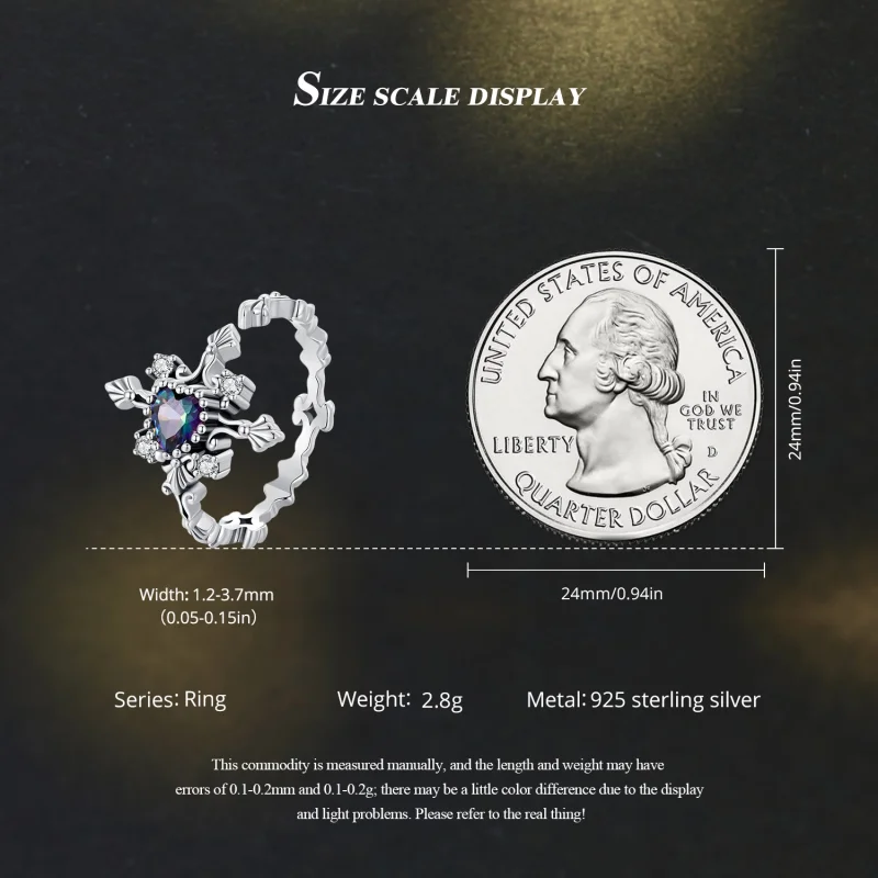 (afbeelding voor) Pandora Stijl Halloween Kruis Ring - BSR482-E - Bekijken 6