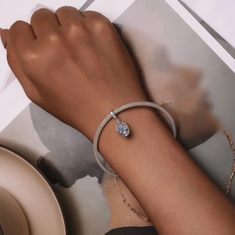 (afbeelding voor) Pandora Stijl Halloween Skull Dangle - SCC2606 - Bekijken 5