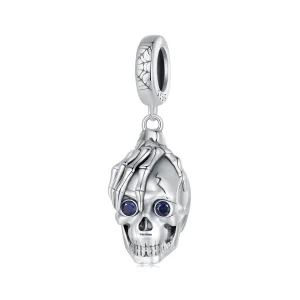 (afbeelding voor) Pandora Stijl Halloween Skull Dangle - SCC2606