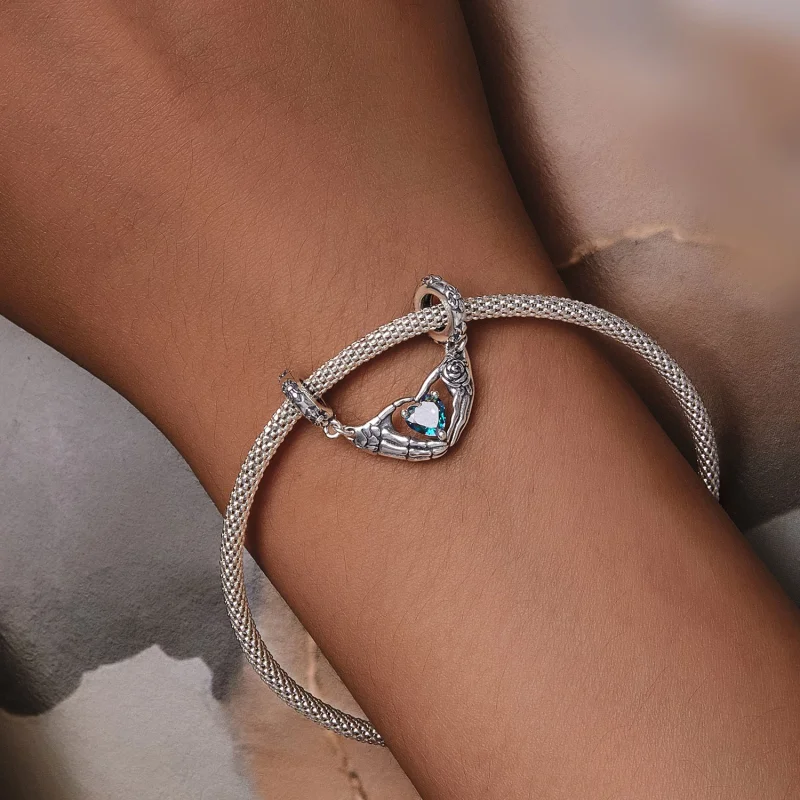 (afbeelding voor) Pandora-stijl Halloween Skull Hands Dangle - SCC2607 - Bekijken 6