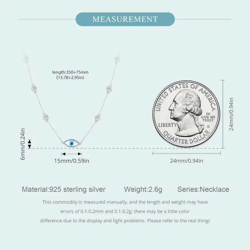 (afbeelding voor) Pandora-stijl Halsketting met Duivelsoog - SCN505 - Bekijken 5