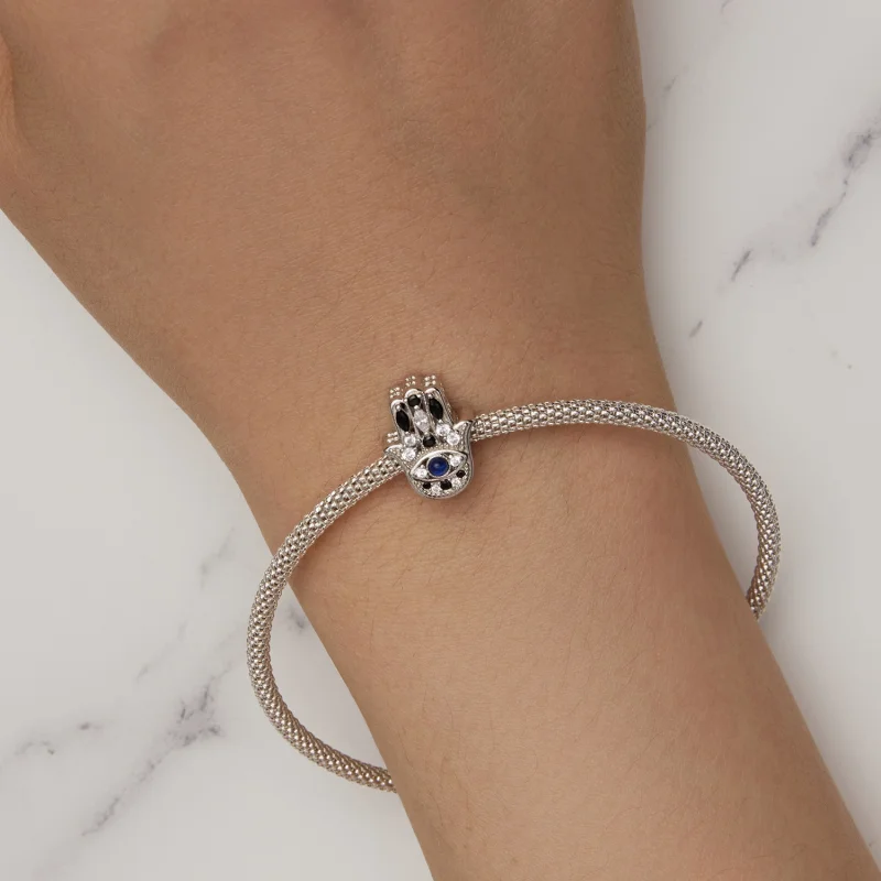 (afbeelding voor) Pandora-stijl Hand van Fatima-bedel - SCC2522 - Bekijken 7