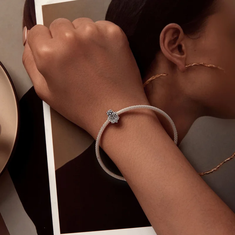 (afbeelding voor) Pandora-stijl Hand van Fatima bedel - SCC2628 - Bekijken 6