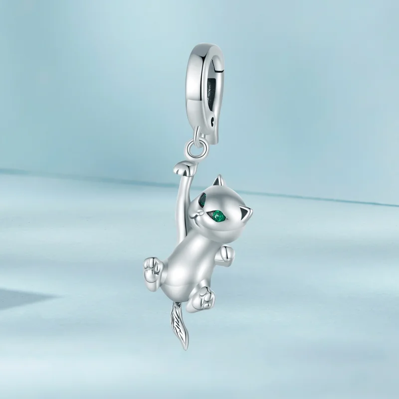 (afbeelding voor) Pandora Stijl Hangende Kat - SCC2572 - Bekijken 2