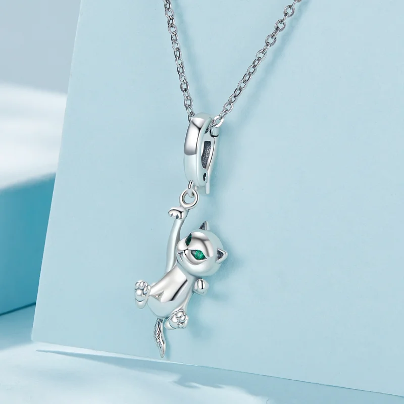 (afbeelding voor) Pandora Stijl Hangende Kat - SCC2572 - Bekijken 3