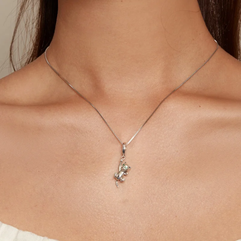 (afbeelding voor) Pandora Stijl Hangende Kat - SCC2572 - Bekijken 6