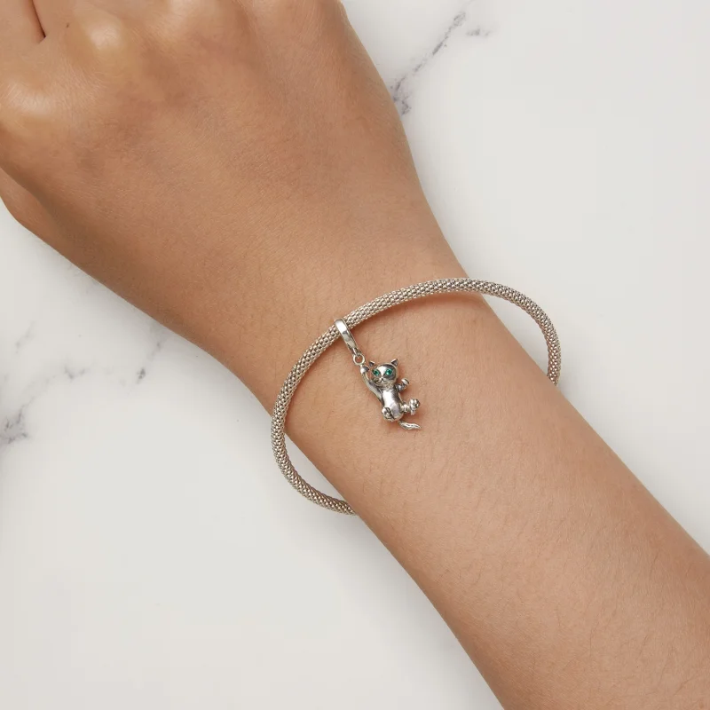 (afbeelding voor) Pandora Stijl Hangende Kat - SCC2572 - Bekijken 7