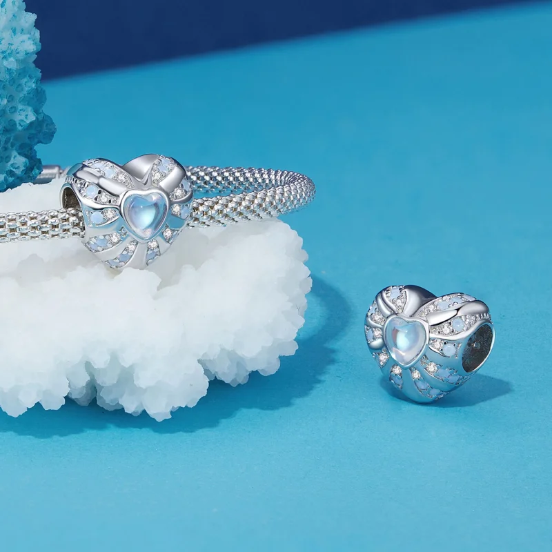 (afbeelding voor) Pandora Stijl Hart van Illusie Bedel - BSC918 - Bekijken 4