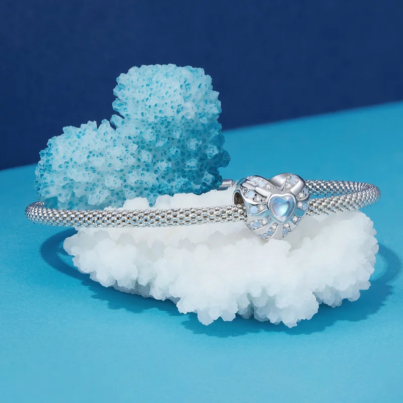 (afbeelding voor) Pandora Stijl Hart van Illusie Bedel - BSC918 - Bekijken 5