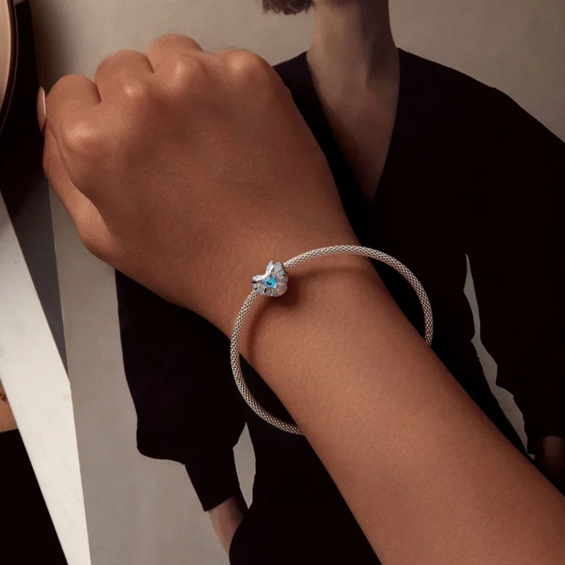 (afbeelding voor) Pandora Stijl Hart van Illusie Bedel - BSC918 - Bekijken 6