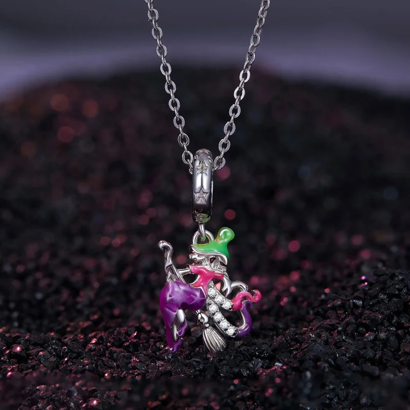 (afbeelding voor) Pandora-stijl Heks Bedel die oplicht in het donker - SCC2608 - Bekijken 2