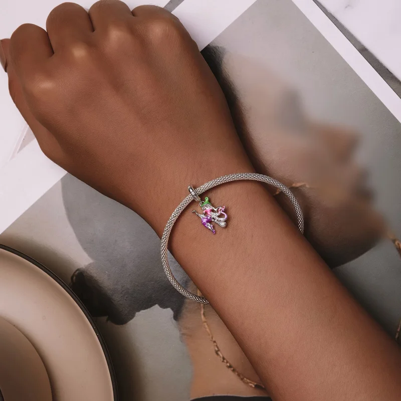 (afbeelding voor) Pandora-stijl Heks Bedel die oplicht in het donker - SCC2608 - Bekijken 5