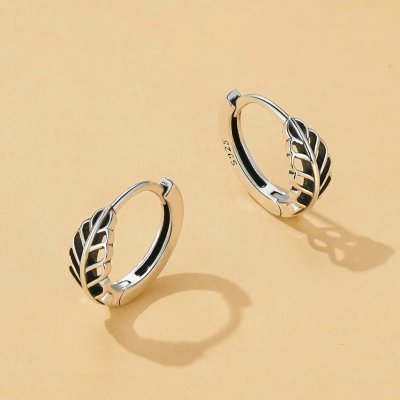 (afbeelding voor) Pandora stijl Herfstbladeren Oorringen - SCE1636 - Bekijken 3