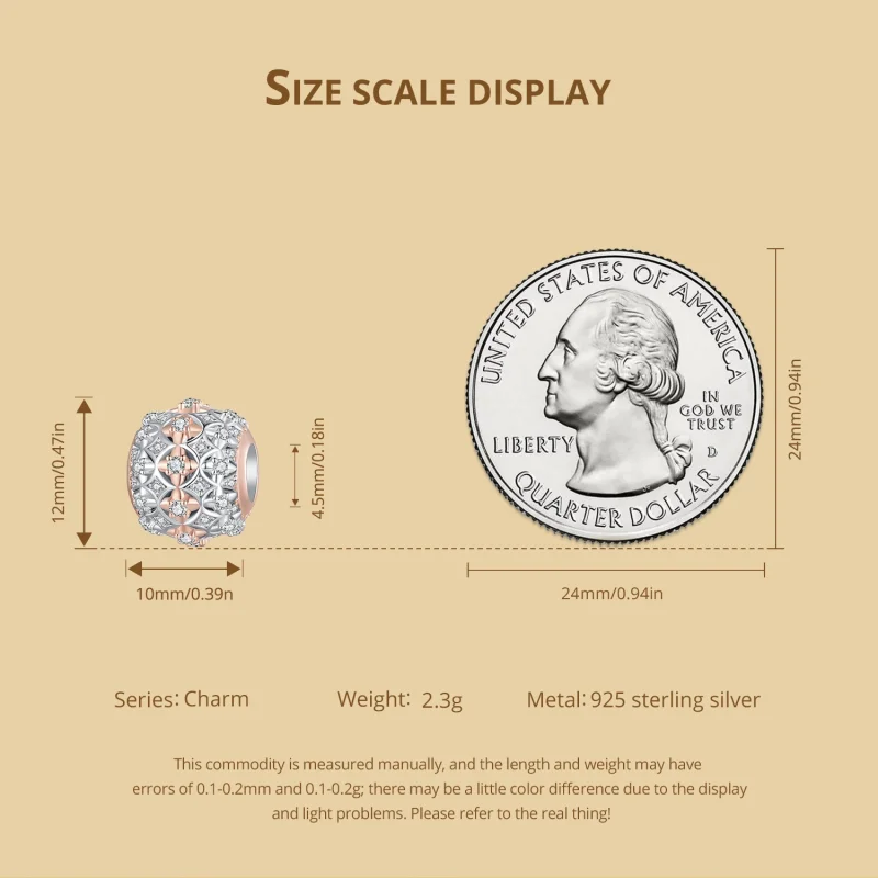 (afbeelding voor) Pandora stijl Herfstkleur Bedel - BSC907 - Bekijken 7