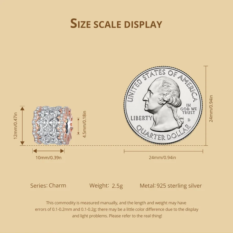 (afbeelding voor) Pandora Stijl Herfstkleur Bedel - BSC908 - Bekijken 7