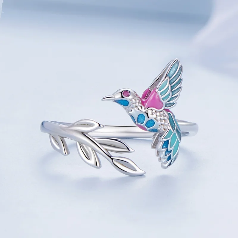 (afbeelding voor) Pandora Stijl IJsvogel Open Ring - BSR483-E - Bekijken 3